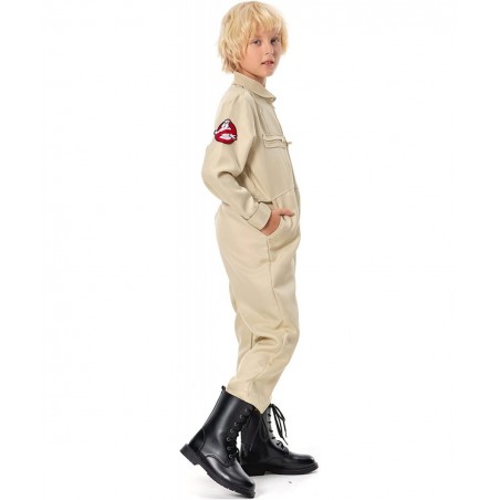 Kids Venkman Costume Ghoul Hunter Cosplay Jumpsuit Outfit $59.37 Kids' Costumes