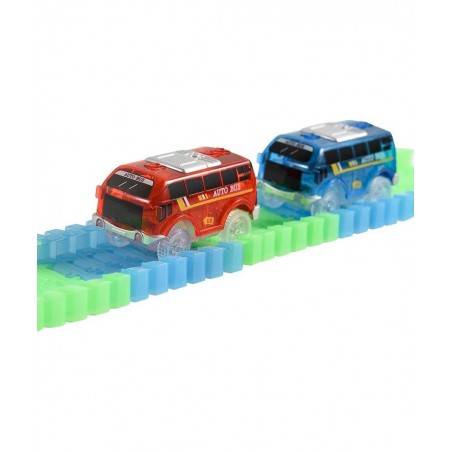 4 Pack Replacement Only Tracks Toy Car with LED Lights Compatible with Tracks Playset(Free Fingerboard) $29.01 Kids' Play Car...