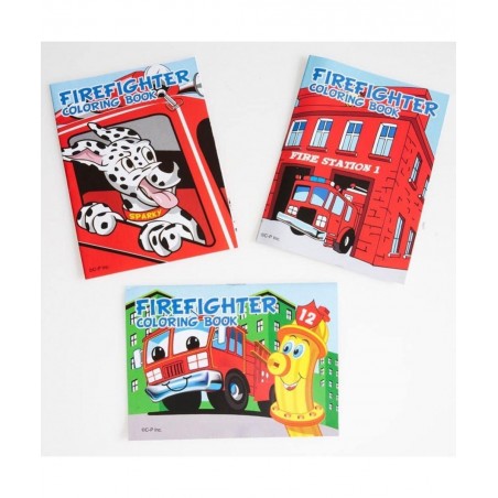 Fireman Rubber Ducks and Coloring Books | 12 Each | Fire Fighter Party Favors $34.16 Kids' Party Favor Sets