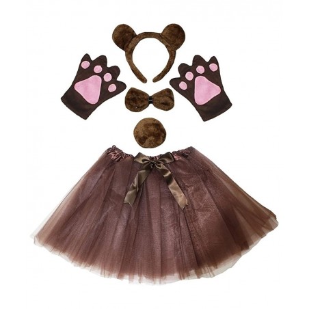Combined Animal Headband Bowtie Tail Tutu 5pc Girl Costume 1-5y $33.43 Kids' Costumes