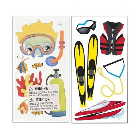 Vacation Stickers Florida Crafts Stickers Set Bundle - Bulk 8 Pack Florida Vacation Stickers Crafts Vacation Scrapbook Album ...
