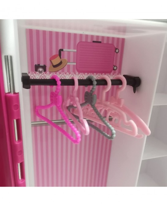 60 Pcs Mini Doll Clothes Hangers Plastic Mixed Little Hangers Doll Clothes Accessories for 11.5 inch Doll $16.60 Doll Accesso...