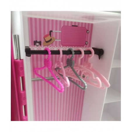 60 Pcs Mini Doll Clothes Hangers Plastic Mixed Little Hangers Doll Clothes Accessories for 11.5 inch Doll $16.60 Doll Accesso...