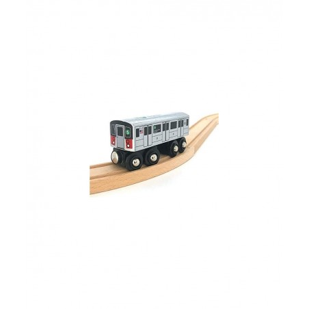 Munipals Wooden MP01-1105 NYC MTA Subway 5 Train Lexington Ave Express R142 Car $40.42 Toy Vehicle Playsets