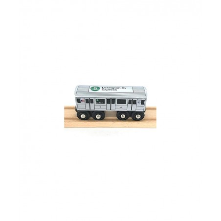 Munipals Wooden MP01-1105 NYC MTA Subway 5 Train Lexington Ave Express R142 Car $40.42 Toy Vehicle Playsets