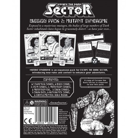 Escape The Dark Sector Mutant Syndrome Board Game Expansion | Ages 14+ | 1-4 Players | Average Playtime 45 Minutes | Made (TH...