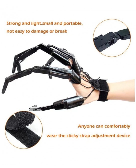 Articulated Finger Puppets Toys Scary Cosplay Accessories Finger Extension Witch Ghost Gloves Claws Extender Wearable Skeleto...