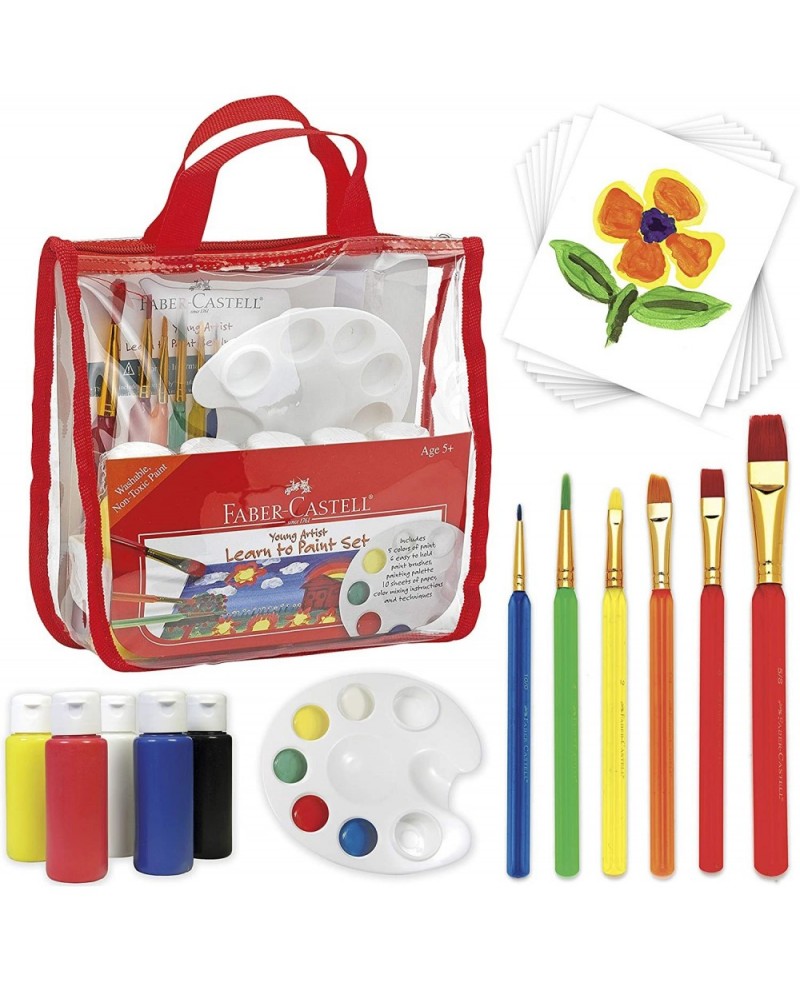 Young Artist Learn to Paint Set - Washable Paint Set for Kids $30.68 Kids' Drawing & Writing Boards