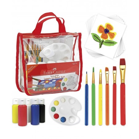 Young Artist Learn to Paint Set - Washable Paint Set for Kids $30.68 Kids' Drawing & Writing Boards