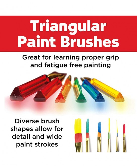 Young Artist Learn to Paint Set - Washable Paint Set for Kids $30.68 Kids' Drawing & Writing Boards