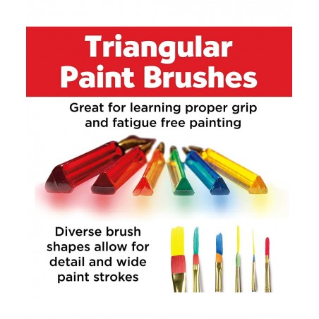 Young Artist Learn to Paint Set - Washable Paint Set for Kids $30.68 Kids' Drawing & Writing Boards