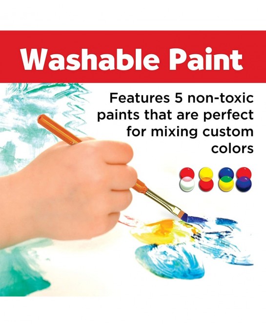 Young Artist Learn to Paint Set - Washable Paint Set for Kids $30.68 Kids' Drawing & Writing Boards