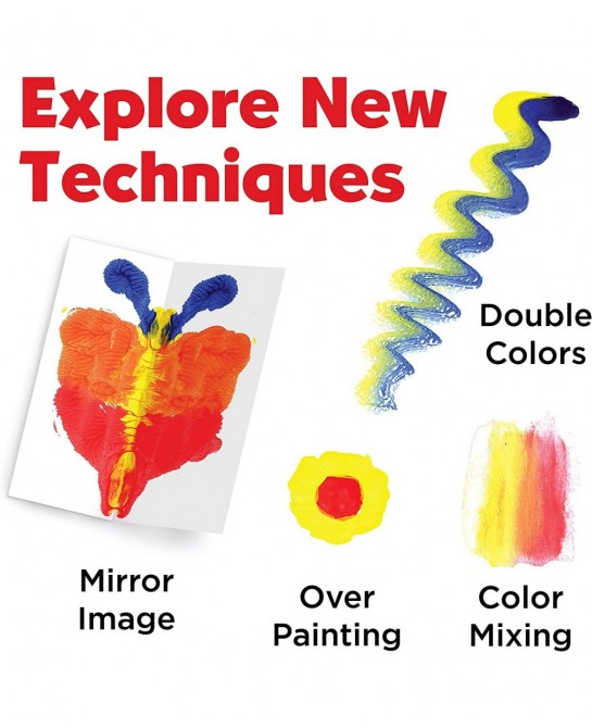 Young Artist Learn to Paint Set - Washable Paint Set for Kids $30.68 Kids' Drawing & Writing Boards