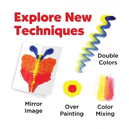 Young Artist Learn to Paint Set - Washable Paint Set for Kids $30.68 Kids' Drawing & Writing Boards