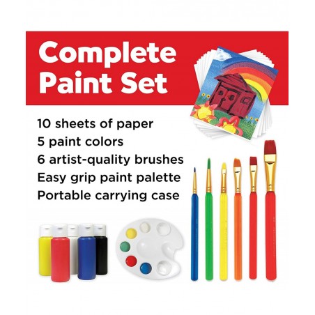 Young Artist Learn to Paint Set - Washable Paint Set for Kids $30.68 Kids' Drawing & Writing Boards
