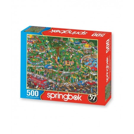 Springbok's 500 Piece Jigsaw Puzzle The Dog Park - Made in USA $39.95 Jigsaw Puzzles