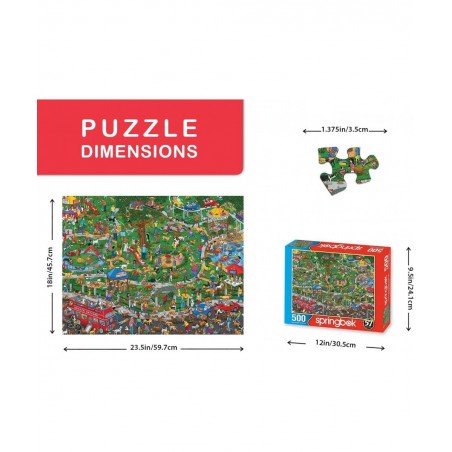 Springbok's 500 Piece Jigsaw Puzzle The Dog Park - Made in USA $39.95 Jigsaw Puzzles