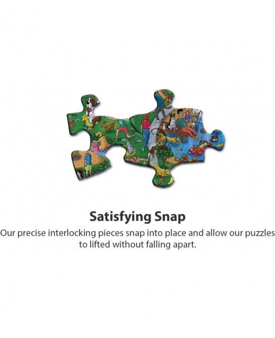 Springbok's 500 Piece Jigsaw Puzzle The Dog Park - Made in USA $39.95 Jigsaw Puzzles