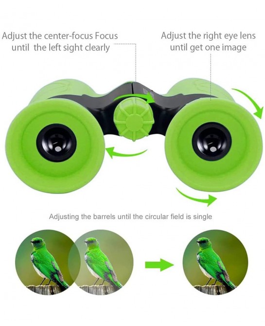 Binoculars for Kids Gifts for 3-12 Years Boys & Girls High-Resolution 8x21 Optics Mini Compact Binocular Shockproof Binocular...