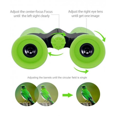 Binoculars for Kids Gifts for 3-12 Years Boys & Girls High-Resolution 8x21 Optics Mini Compact Binocular Shockproof Binocular...