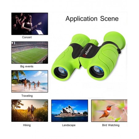 Binoculars for Kids Gifts for 3-12 Years Boys & Girls High-Resolution 8x21 Optics Mini Compact Binocular Shockproof Binocular...