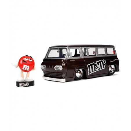 M&M's 1:24 1965 Ford Econoline Die-cast Car with Red Figure $44.51 Kids' Play Buses
