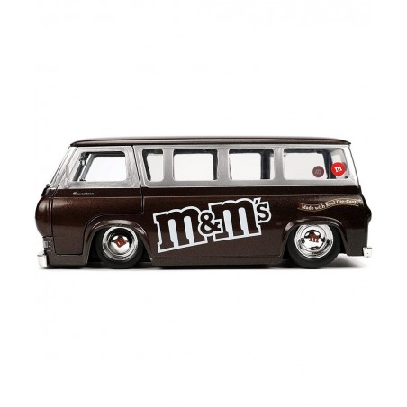 M&M's 1:24 1965 Ford Econoline Die-cast Car with Red Figure $44.51 Kids' Play Buses