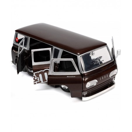 M&M's 1:24 1965 Ford Econoline Die-cast Car with Red Figure $44.51 Kids' Play Buses