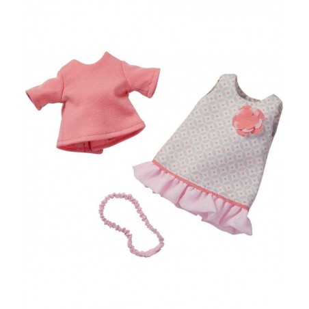 Summer Dream 3 Piece Dress Set - Includes T-Shirt Play Dress and Stretchy Headband - Fits 12-13.5" Soft Dolls $40.83 Doll Acc...