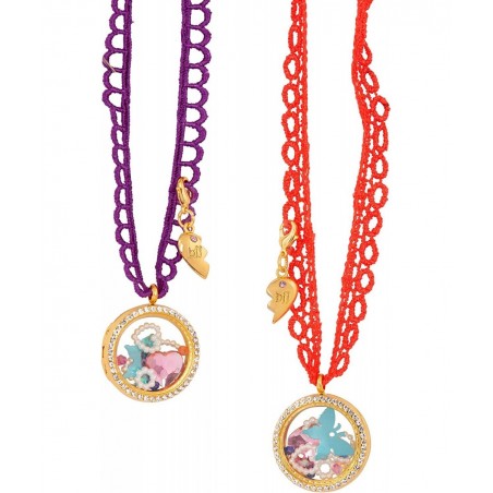 – Living Lockets Creation Kit – Locket Making Kit – 85pc Necklace Set with Charms and Beads – DIY Jewelry Kits for Kids 8 Yea...