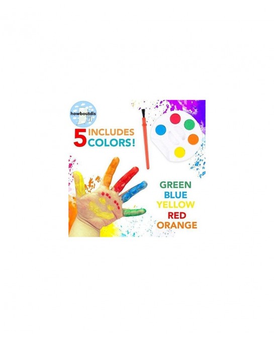 (24) Piece Paint Set - Party Favors - Craft Supply - Includes (5) Water Colors and a Brush - Great for Beginning Artists and ...