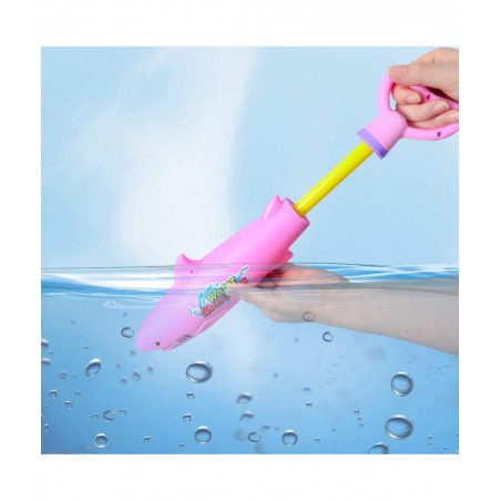 AINOLWAY Water Guns for Kids Squirt Water Blaster Shark Designed 3 Pack Summer Water Shooter Toy Guns for Kids Ages 4-12 Toy ...
