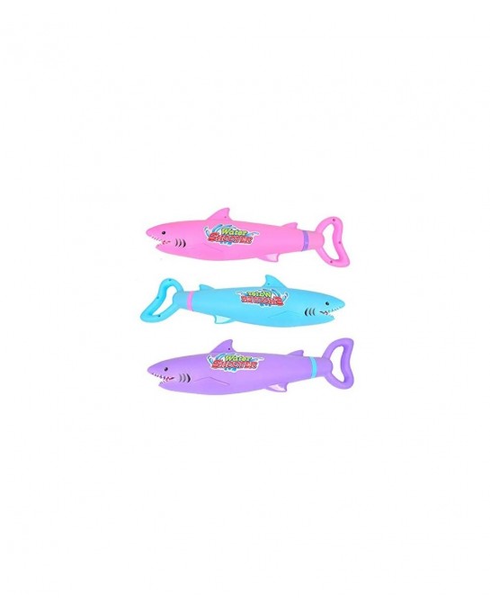 AINOLWAY Water Guns for Kids Squirt Water Blaster Shark Designed 3 Pack Summer Water Shooter Toy Guns for Kids Ages 4-12 Toy ...
