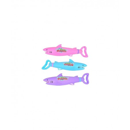 AINOLWAY Water Guns for Kids Squirt Water Blaster Shark Designed 3 Pack Summer Water Shooter Toy Guns for Kids Ages 4-12 Toy ...
