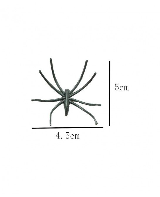 100PCS Fake Spider Joke Toys for Prank Plastic Fake Spider Plastic Realistic Spiders for Halloween Party $14.53 Gags & Practi...
