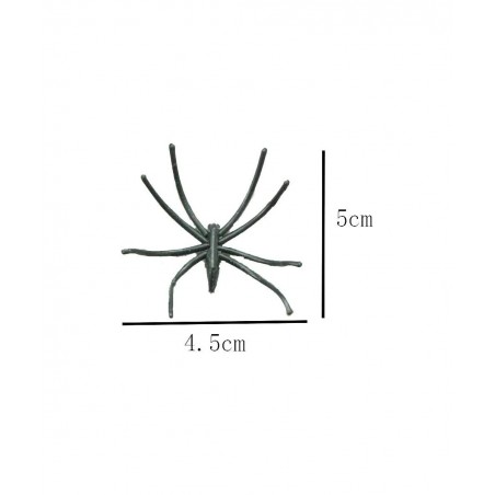 100PCS Fake Spider Joke Toys for Prank Plastic Fake Spider Plastic Realistic Spiders for Halloween Party $14.53 Gags & Practi...