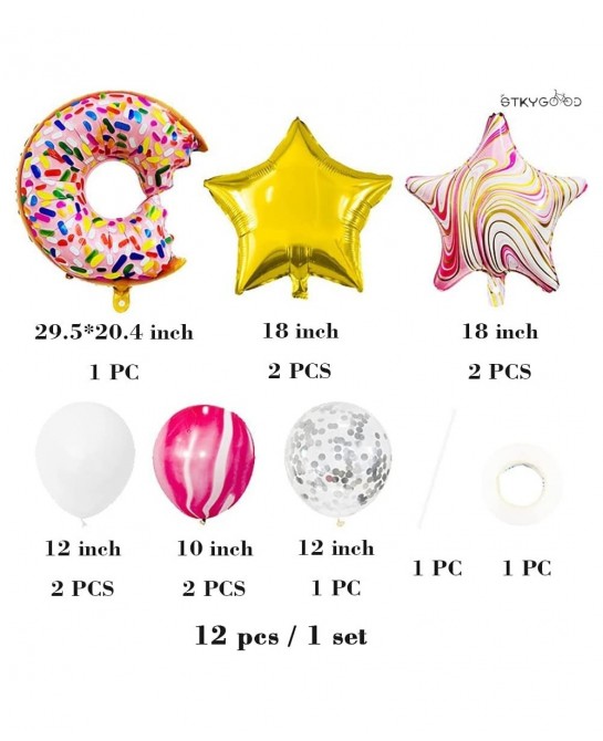 Donut Birthday Party Decorations Set Donut Party Decorations Donut Grow Up Party Supplies Donut Balloons&Banner Decorations D...