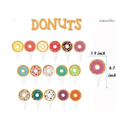 Donut Birthday Party Decorations Set Donut Party Decorations Donut Grow Up Party Supplies Donut Balloons&Banner Decorations D...
