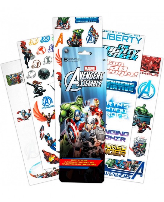 Bundle of 3 Superhero Magic Pictures Activity Books Set - Justice League Batman Spiderman and Avengers No Mess Books with Sti...