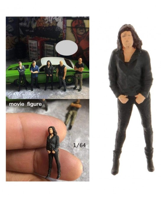 TOOYFUL People Figures Model Architecture Plastic People Figures Tiny People Stand for Miniature Scenes :64 Black-A $22.37 Pl...
