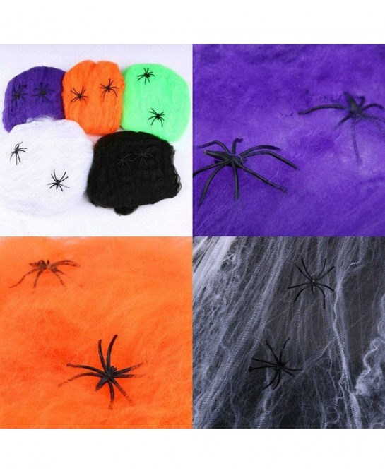 100PCS Fake Spider Joke Toys for Prank Plastic Fake Spider Plastic Realistic Spiders for Halloween Party $14.53 Gags & Practi...