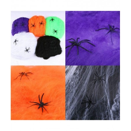 100PCS Fake Spider Joke Toys for Prank Plastic Fake Spider Plastic Realistic Spiders for Halloween Party $14.53 Gags & Practi...