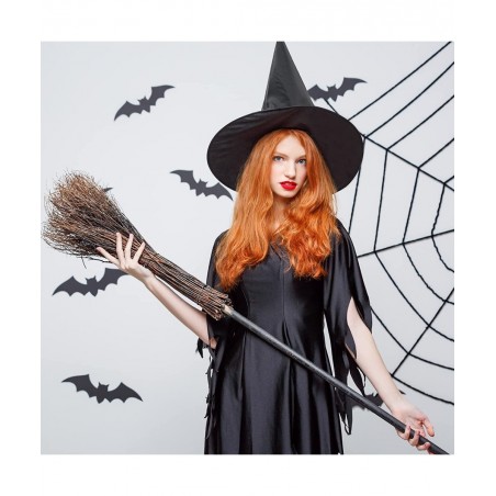 Witch Hats Halloween Party Favors Costume Accessory Hanging Black Witch Hat with 98 Feet Hanging Rope for Halloween $25.32 Ki...