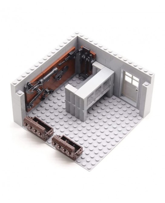 DIY Military Series Building Bricks Model Set Simulation Military War Scene Equipment Accessories (Weapon Shop) $33.20 Toy Bu...