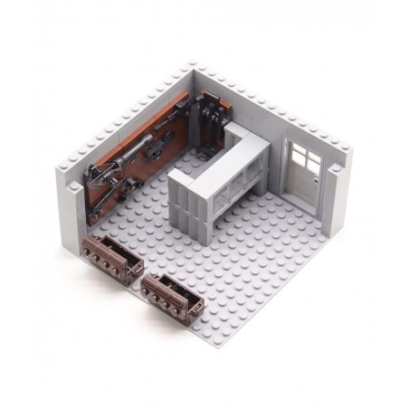 DIY Military Series Building Bricks Model Set Simulation Military War Scene Equipment Accessories (Weapon Shop) $33.20 Toy Bu...