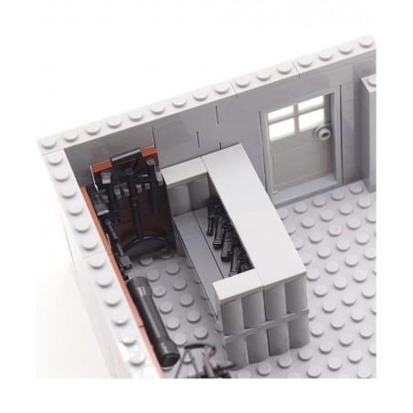 DIY Military Series Building Bricks Model Set Simulation Military War Scene Equipment Accessories (Weapon Shop) $33.20 Toy Bu...