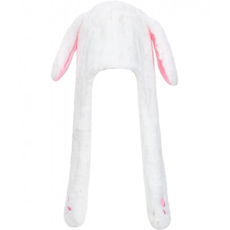 Plush Bunny Rabbit Ear Moving Jumping Hat Cap for Kids Children Women Girls Cosplay Easter Christmas Party Holiday $22.43 Kid...