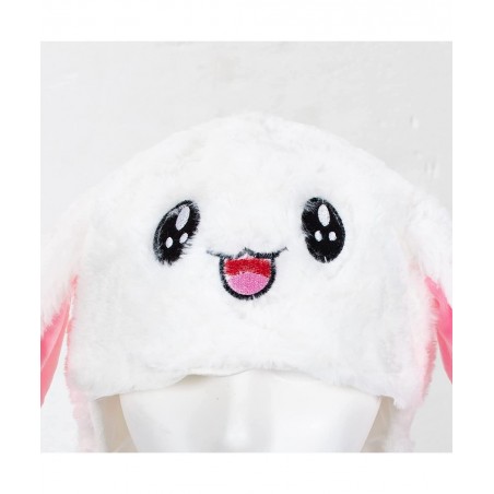Plush Bunny Rabbit Ear Moving Jumping Hat Cap for Kids Children Women Girls Cosplay Easter Christmas Party Holiday $22.43 Kid...