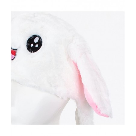 Plush Bunny Rabbit Ear Moving Jumping Hat Cap for Kids Children Women Girls Cosplay Easter Christmas Party Holiday $22.43 Kid...