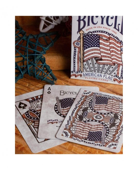 American Flag Poker Size Standard Index Playing Cards - 1036202 $14.42 Card Games